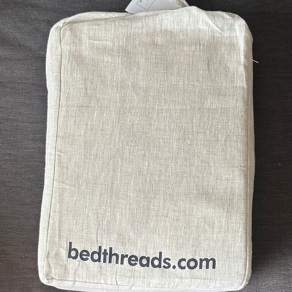 Bed Threads Terracotta 100% French Flax Linen Duvet Cover FULL/QUEEN - Picture 10 of 12